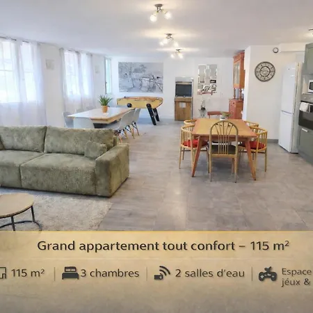 L'arcade Grand 10 Pers-400m Du Sanctuaire 3 2 Sdb Arcade Baby Foot Apartamento